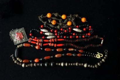 Gilded or silvered metal SET including 4...
