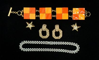 FANTAISIE - Vintage set in gilded or silvered...