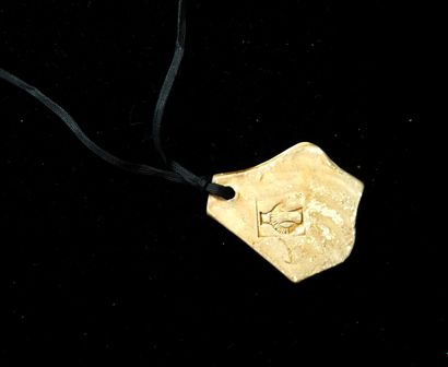 GRANDJEAN-JOURDAN VALLAURIS - Ceramic pendant...