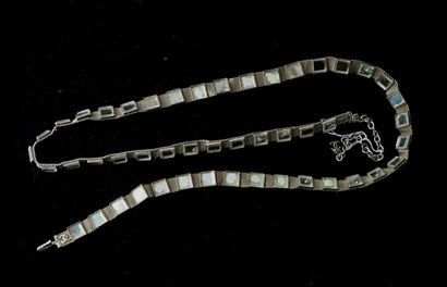 CHANEL, Made in France - Silver-plated, knitted...