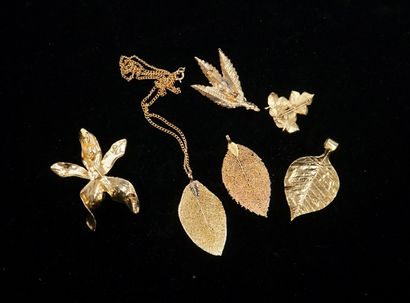 FANTAISIE - Gilded or gold-plated metal SET...