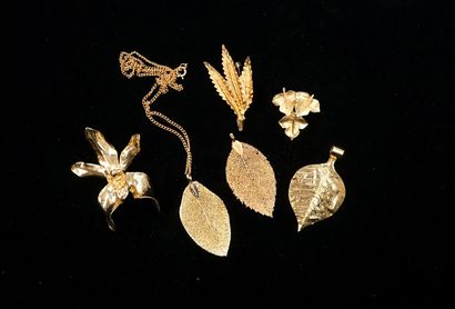 FANTAISIE - Gilded or gold-plated metal SET...