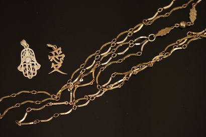 FANTAISIE - Gold-plated and gilded metal...