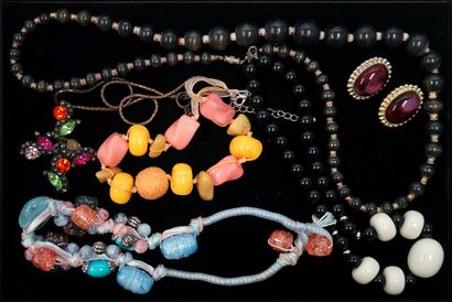 FANTAISIE - SET of multicolored synthetic...