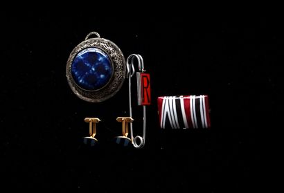 FANTAISIE - SILVER, GOLD, PORCELAIN AND ENAMEL...