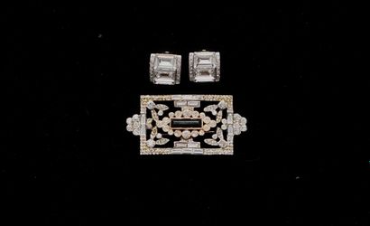 CASCIO BIJOUX - Art Deco-inspired silver-plated...