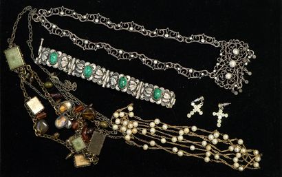 FANTAISIE - SET in silver- or gold-plated...