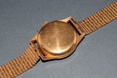 SWISS CHRONOGRAPH - BRACELET WATCH in 18K...