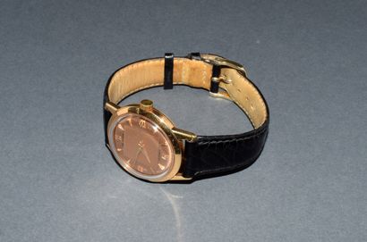 MOVADO - Wristwatch in 18K (750/°°) yellow...