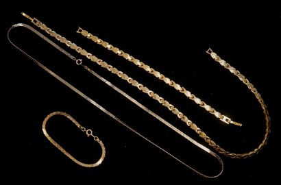 FANTAISIE - Gilded metal ENSEMBLE comprising...