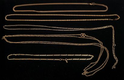 FANTAISIE - Gilded metal ENSEMBLE including...
