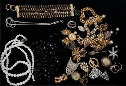 FANTAISIE - Vintage set in gilded or silvered...