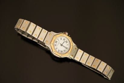 CARTIER - Ladies' BRACELET WATCH, Santos...