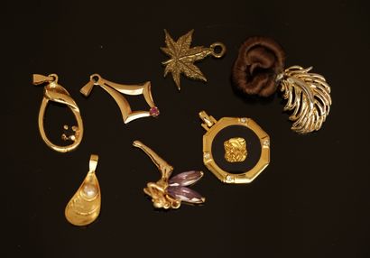 FANTAISIE - Gilded or gold-plated metal SET...