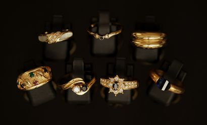 FANTAISIE - SET in gilded metal comprising...