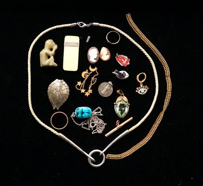 FANTAISIE - SET in gilt or silver-plated...