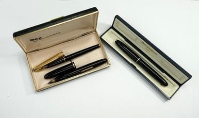 Ensemble de 2 stylos plume comprenant 1 Watermann...