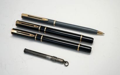 Watermann - 2 stylos plume et 1 critérium,...