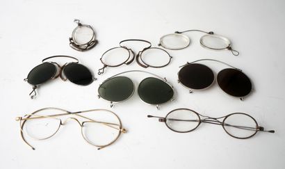 Ensemble de bésicles et sur lunettes solaire...