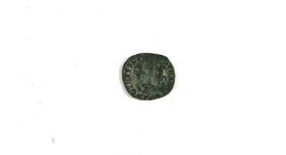 Monnaie double tournois, 3 fleurs de lys....