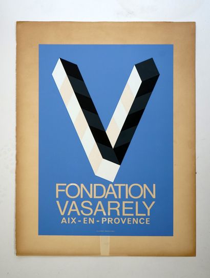 Affiche de la Fondation Vasarely, Aix en...