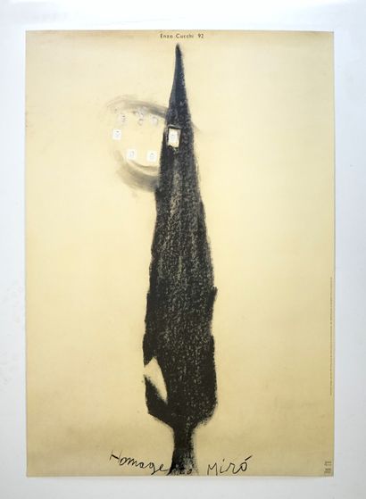 ENZO CUCCHI (né en 1949)- Affiche 