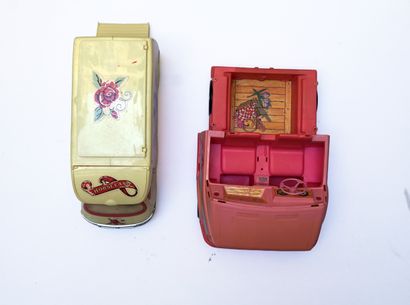 Mattel and Lansay - Barbie car and horse...