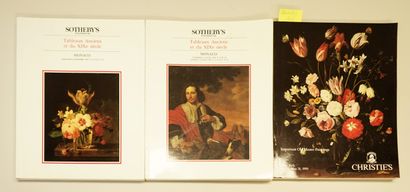 Ensemble de 3 catalogues ventes publiques...