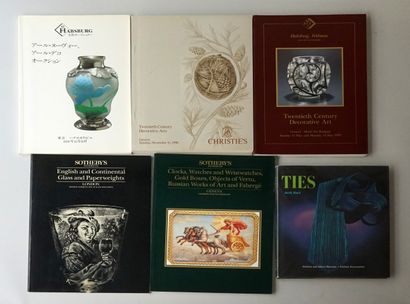 Ensemble de 5 catalogues de ventes publiques...