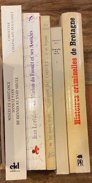 Ensemble de 5 volumes sur la Bretagne : CHAPALAIN-NOUGARET....
