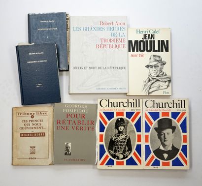 Set of 8 modern books on France during the...