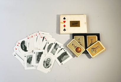 FOURNIER - 2 sets of 52 cards with joker,...