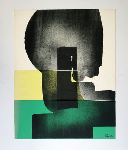 LADISLAS PIERRE KIJNO (né en 1921) - Composition...