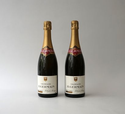 H. GERMAIN - Champagne, 2 bottles of brut...