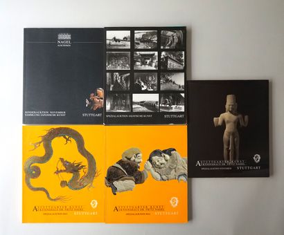 Ensemble de 5 catalogues NAGEL: Art Asiatique...