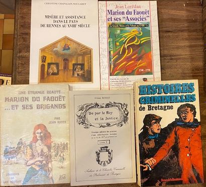 Ensemble de 5 volumes sur la Bretagne : CHAPALAIN-NOUGARET....
