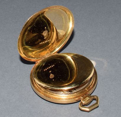 OMEGA - GOUSSET WATCH in 18K (750 /°°) yellow...