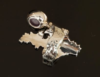 MODERNISTE designer ring in min. 925/°° silver,...