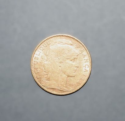 PIECE de 10FR Marianne 1905. PB: 3.23g