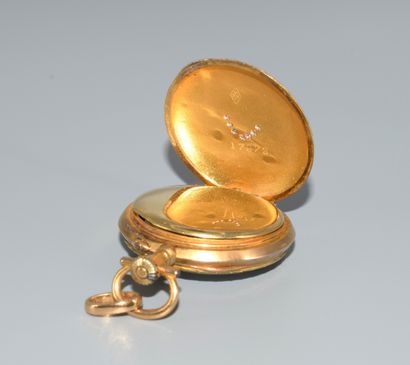 MONTRE GOUSSET in 18K (750/°°) yellow gold,...