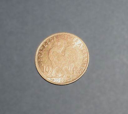 PIECE de 10FR Marianne 1905. PB: 3.23g