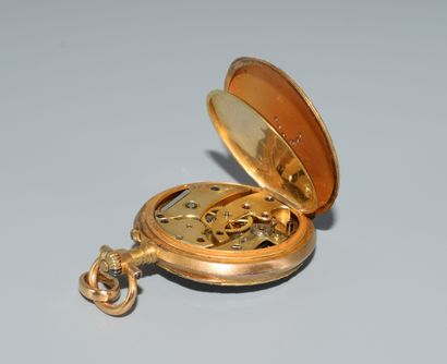MONTRE GOUSSET in 18K (750/°°) yellow gold,...