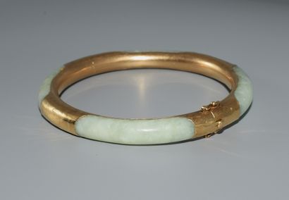 14K (585/°°) yellow gold JONC BRACELET with...