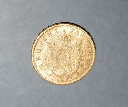 PIECE de 20FR Napoléon 1862. PB: 6.45g