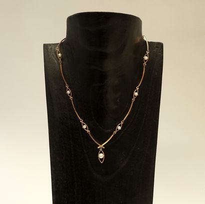 NECKLACE in articulated 18K (750/°°) yellow...