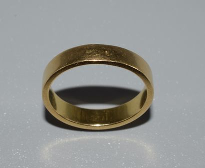 ALLIANCE in 18K (750/°°) yellow gold, thick...