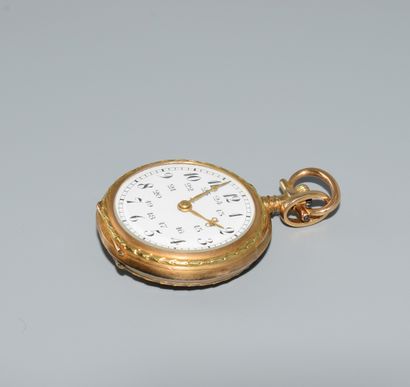 MONTRE GOUSSET in 18K (750/°°) yellow gold,...