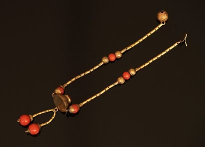 BRACELET in 18K (750/°°) gold, consisting...