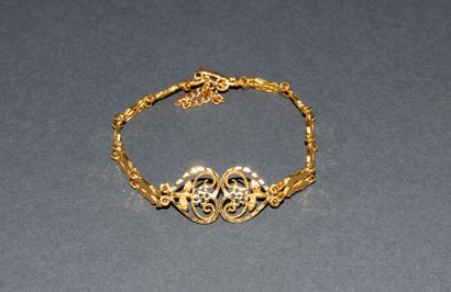 AC - JEWELRY in 21K yellow gold (875 /°°)...
