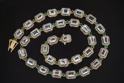 925/°° articulated silver-gilt (vermeil)...